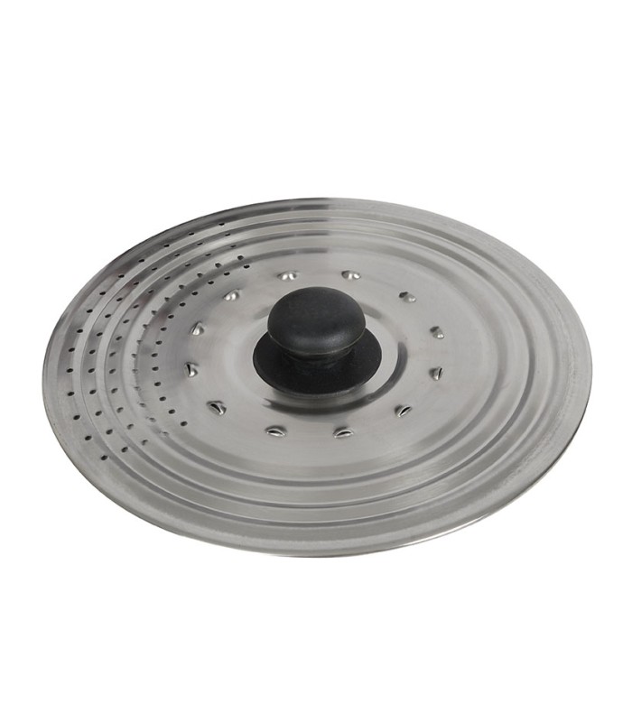 TAPADERA ANTIVAHO ACERO INOX.26 CM.
