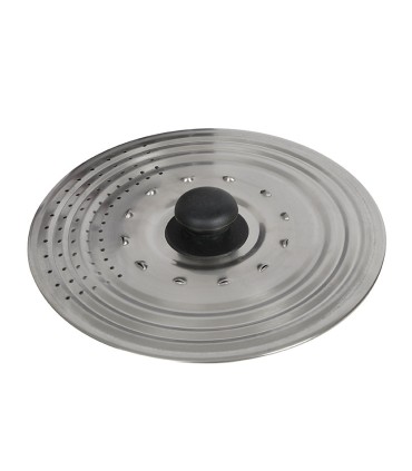 TAPADERA ANTIVAHO ACERO INOX.26 CM.