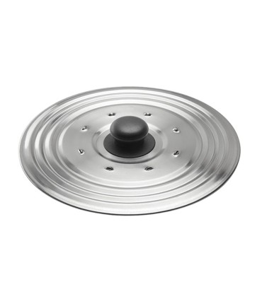 TAPADERA ANTIVAHO ACERO INOX.36 CM.