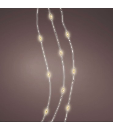 MICRO LED BCO. CALIDO INTERIOR 195 CM.