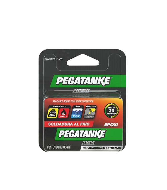 PEGAMENTO EPOXI ACERO 36ML. PEGATANKE