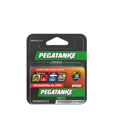 PEGAMENTO EPOXI ACERO 36ML. PEGATANKE