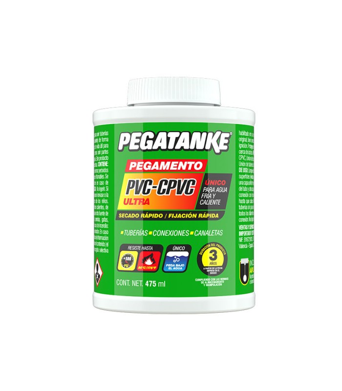 PEGAMENTO PVC 475 ML. PEGATANKE