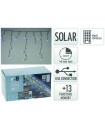 CORTINA 240 LED SOLAR LUZ BLANCA