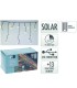 CORTINA 240 LED SOLAR LUZ BLANCA CALIDA