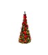 ARBOL NAVIDAD C/CINTA Y 100 LED 60X150CM