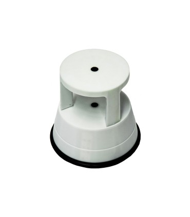 TABURETE CON RUEDAS ESTABLE BLANCO