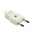 CLAVIJA 10A - 250V BLANCO DUOLEC