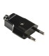 CLAVIJA 10A - 250V NEGRO DUOLEC