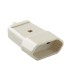 BASE MOVIL 10A - 250V BLANCO DUOLEC