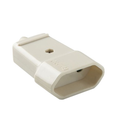 BASE MOVIL 10A - 250V BLANCO DUOLEC
