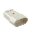 BASE MOVIL 10A - 250V BLANCO DUOLEC