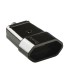 BASE MOVIL 10A - 250V NEGRO DUOLEC