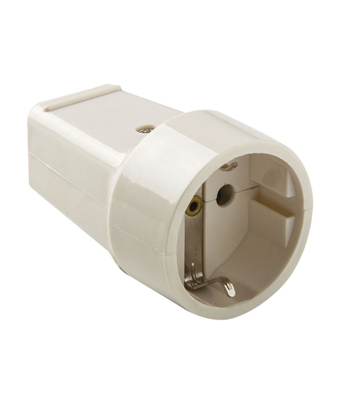 BASE MOVIL TT 10A - 250V BLANCO DUOLEC