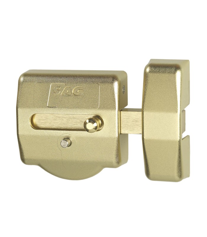 CERROJO CSI LLAVE EXTERIOR LATONADO