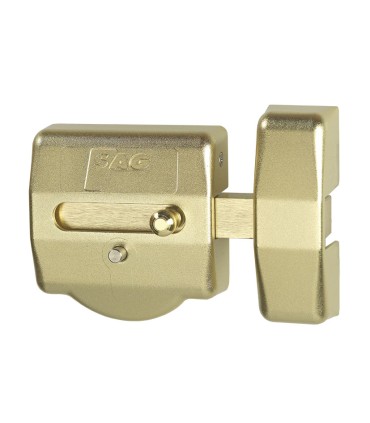 CERROJO CSI LLAVE EXTERIOR LATONADO