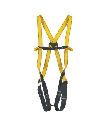 KIT ARNÉS  DORSAL CUERDA Y 2 MOSQUETONES