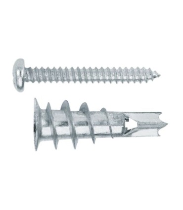 TACO METÁLICO + TORNILLO P. YESO 13x32