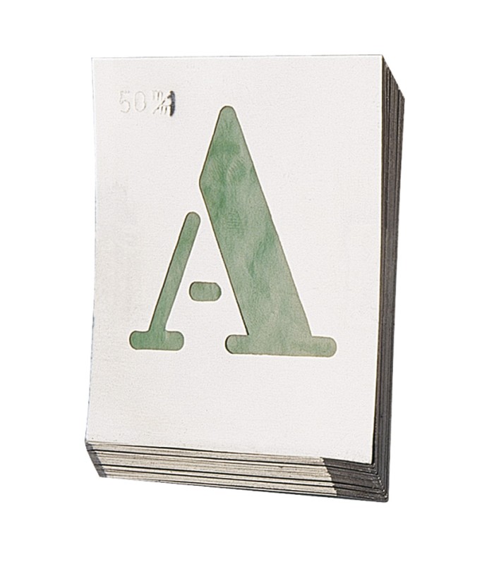 ABECEDARIO EGYPT ALUMINIO ROTULAR 100MM