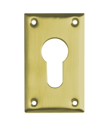 ESCUDO BOCALLAVE. 70x40 MM. LATÓN.