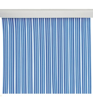 CORTINA DE PUERTA CINTA AZUL 90X210 CM