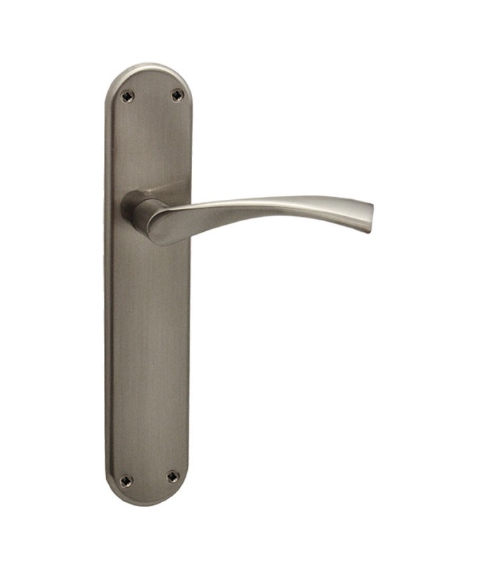 MANILLA C/ PLACA.NIQUEL SAT .45xh242 mm.