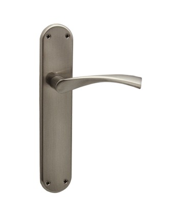 MANILLA C/ PLACA.NIQUEL SAT .45xh242 mm.