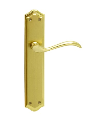 MANILLA C/PLACA LATÓN. 49xh270 mm.