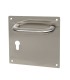 MANILLA PLACA. 170x170  mm. INOX. BOC.47