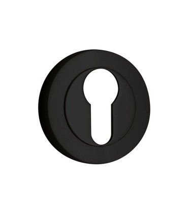 ROSETA C/BOCALLAVE Ø 50 MM. NEGRO.