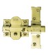 CERROJO 301RP/80 50 MM.      DORADO