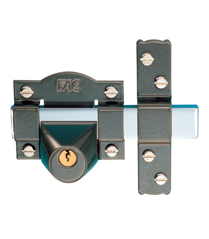 CERROJO 91-C. 80 MM. PINTADO. FAC