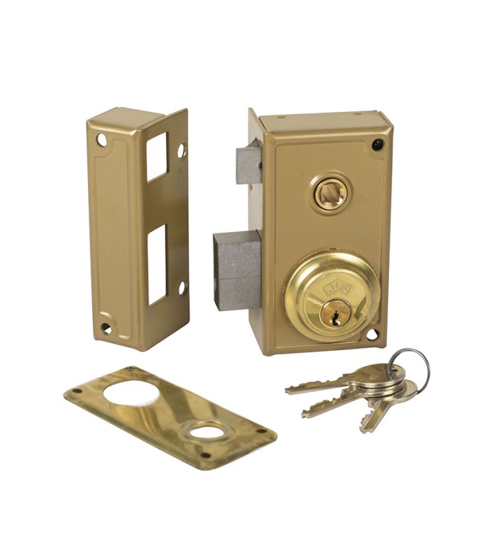 CERRADURA SOBREPONER 35-6 IZQUDA.  JIS