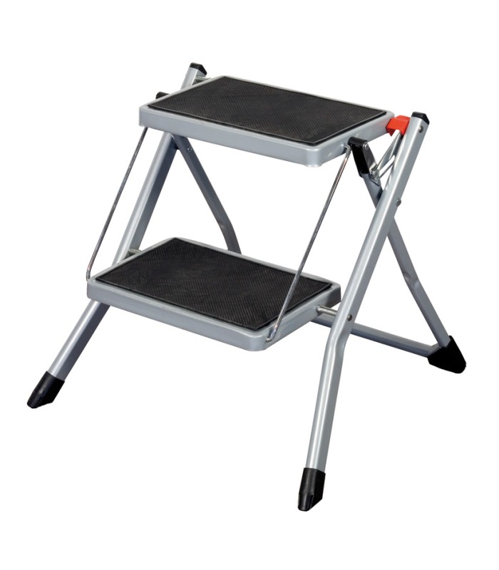 TABURETE ACERO 2 PELDAÑOS 30X20CM