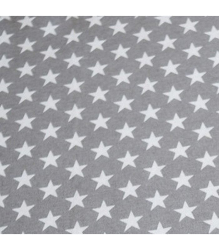 FUNDA MULETTON 136X48CM ESTRELLA GRIS