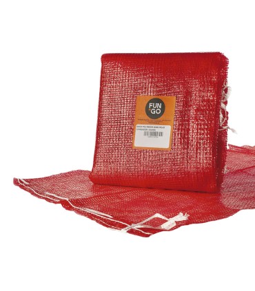 SACO POLYMESH 55X83 CM.ROJO C/PASD.10 UD