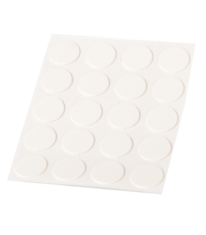 TAPA TORNILLOS ADH. 20 UD. BLANCO.