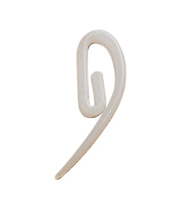 CORCHETE CORTINA PLASTICO 25 UDS.