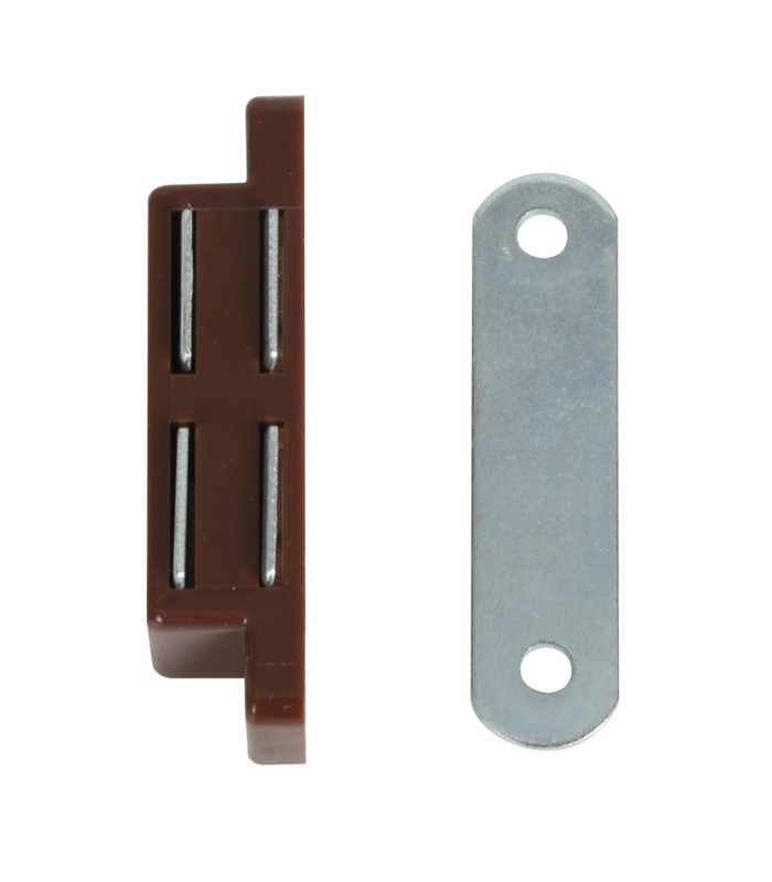 CIERRE MAGNETICO 42MM. MARRON. 2U.  EHL