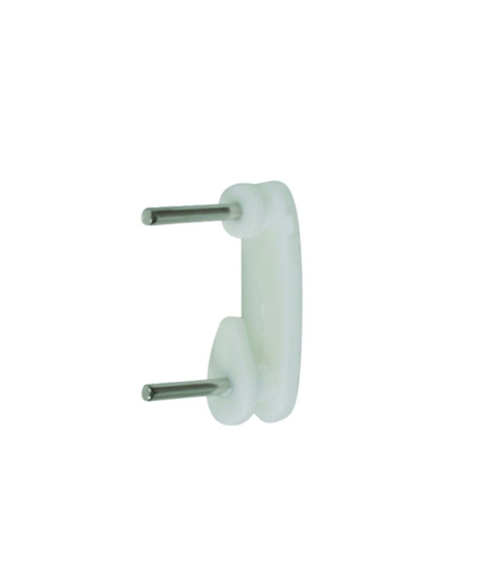 CUELGA CUADROS 2 PUNTAS. BLCO. 6 PZAS.