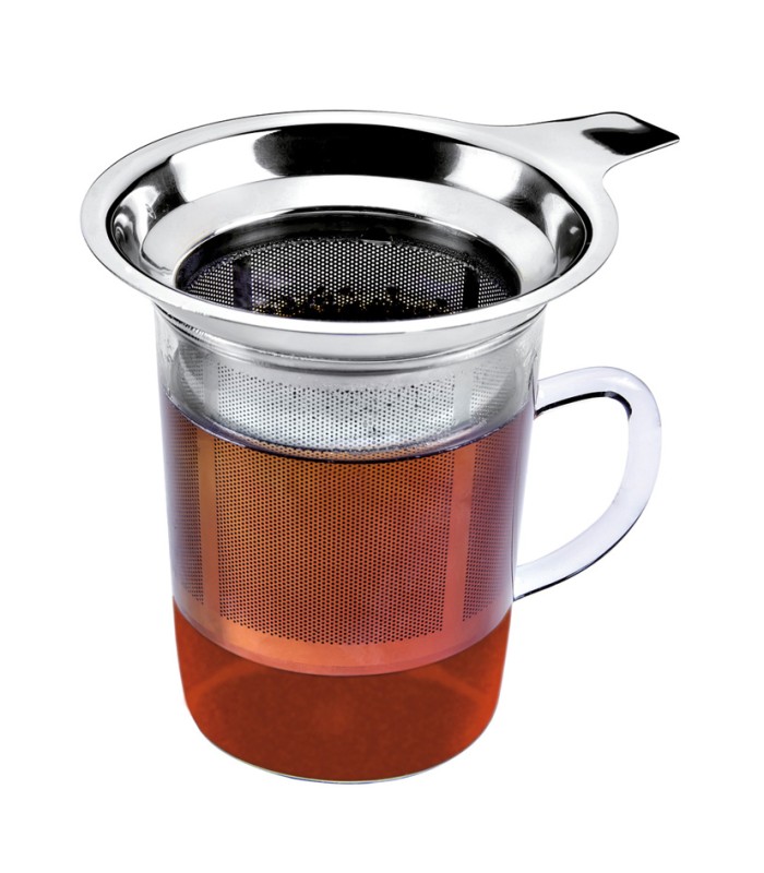 FILTRO VASO PARA INFUSIONES ACERO INOX.