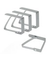 PINZAS SUJETAMANTELES INOX. 4 UNIDADES