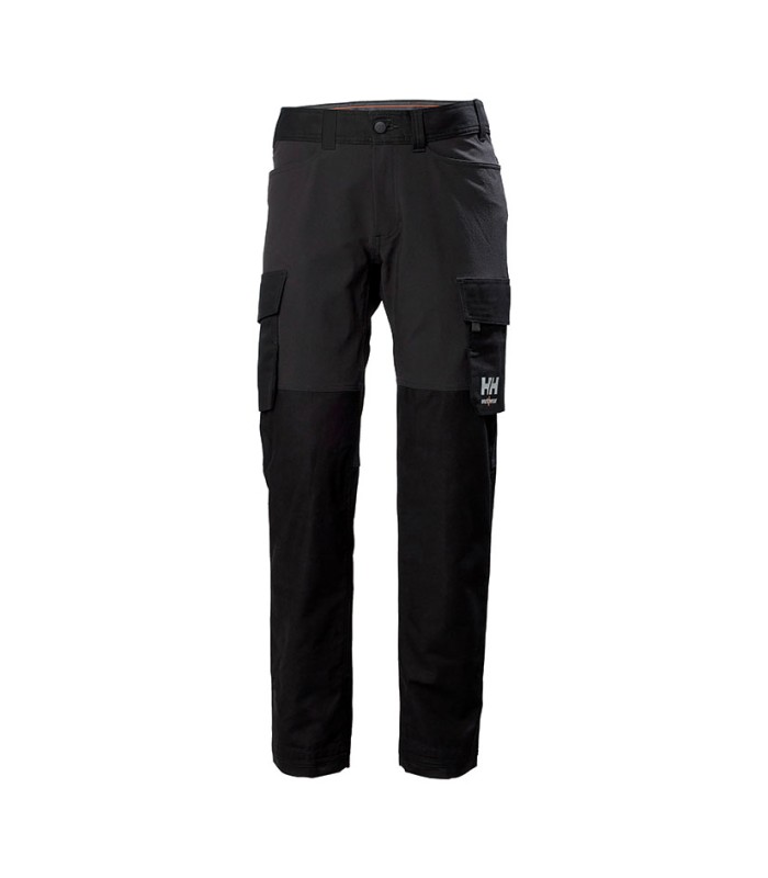 PANTALON CARGO OXFORD 4X NEGRO T/40