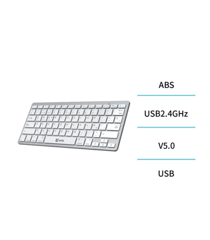 TECLADO BT SLIM BLANCO UNICO