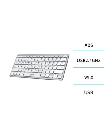 TECLADO BT SLIM BLANCO UNICO