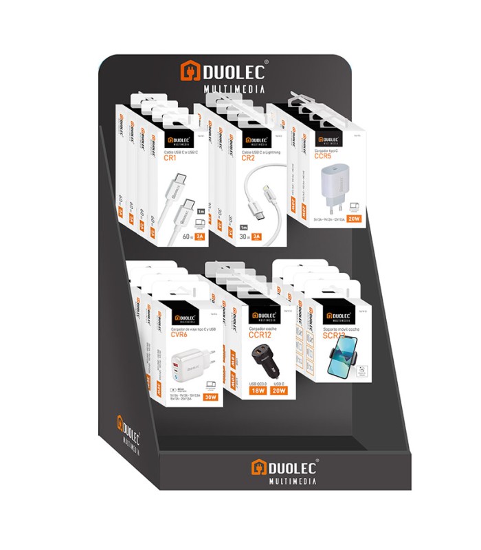 DISPLAY 6UN REF X 4 MULTIMEDIA INCLUIDA