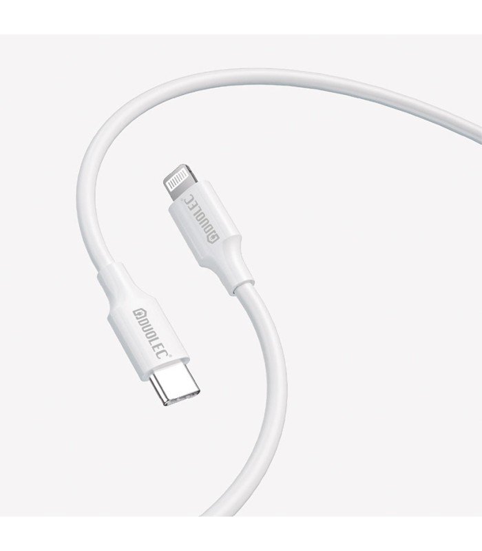 CABLE C-LIGHTNING 30W 6A 1M BLANCO