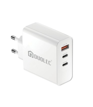 CARGADOR TRIPLE 65W BLANCO