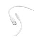 CABLE LIGHTNING-USB 3A 1M BLANCO