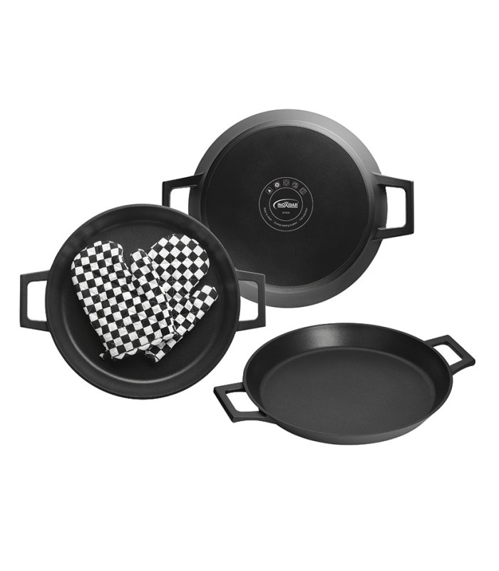 SERIE ABSOLUT BLACK. PAELLERA 32 CM.